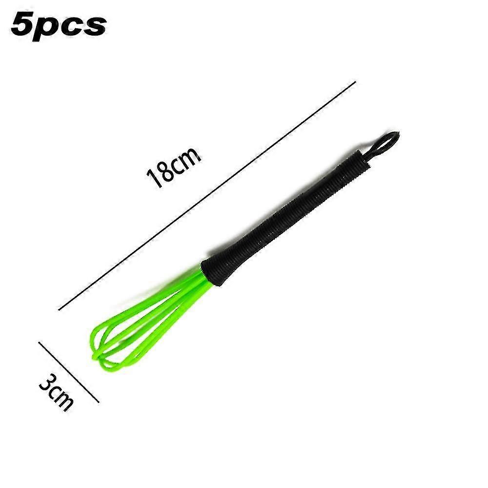 Whisks,5PCS Plastic Whisk Mixer Tool for Kitchen ,2red + 3green