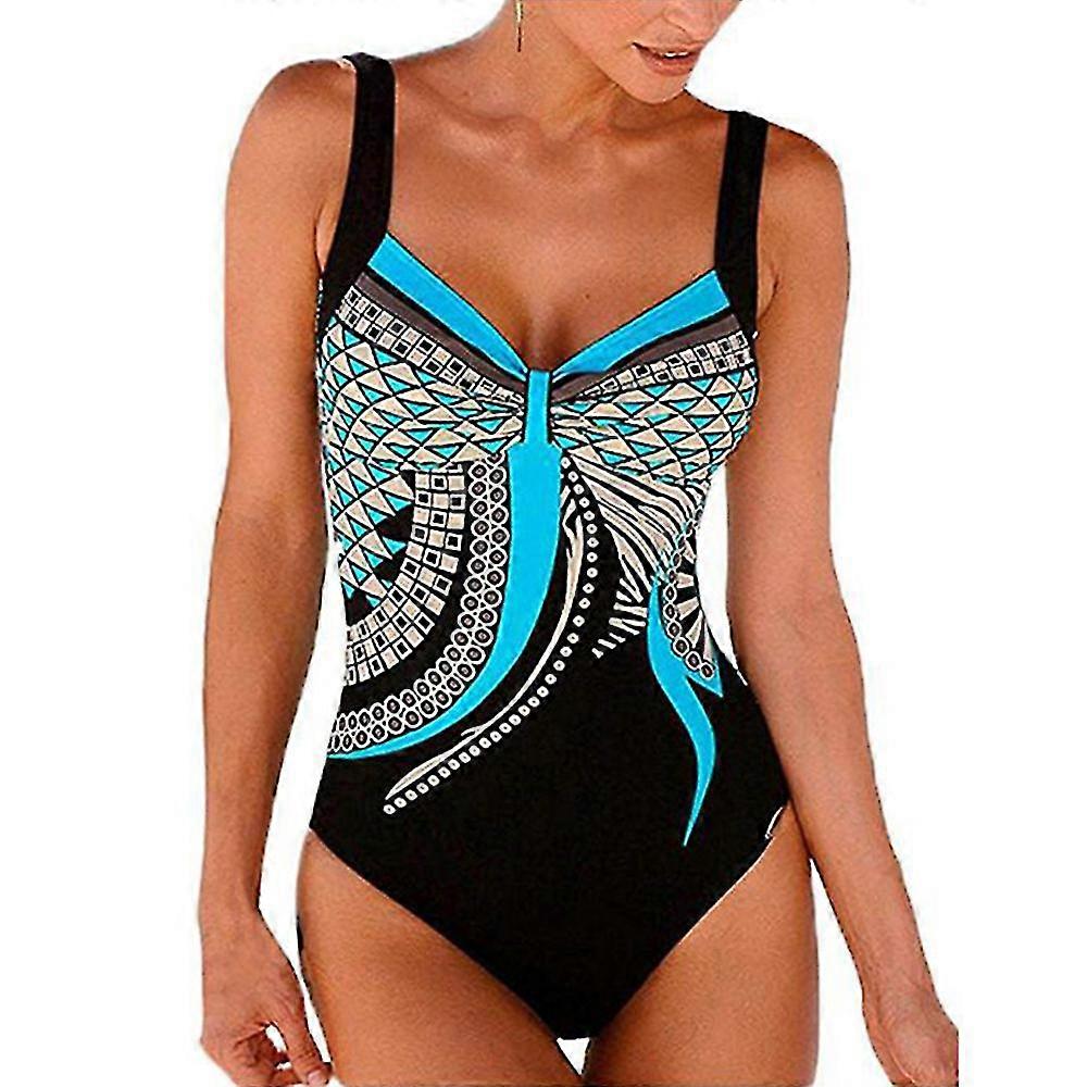 Femmes Print Sexy Maillot de bain Une pice Summer Beach Monokini Bodysuit Maillot de bain rembourr Une pice Maillot de bain