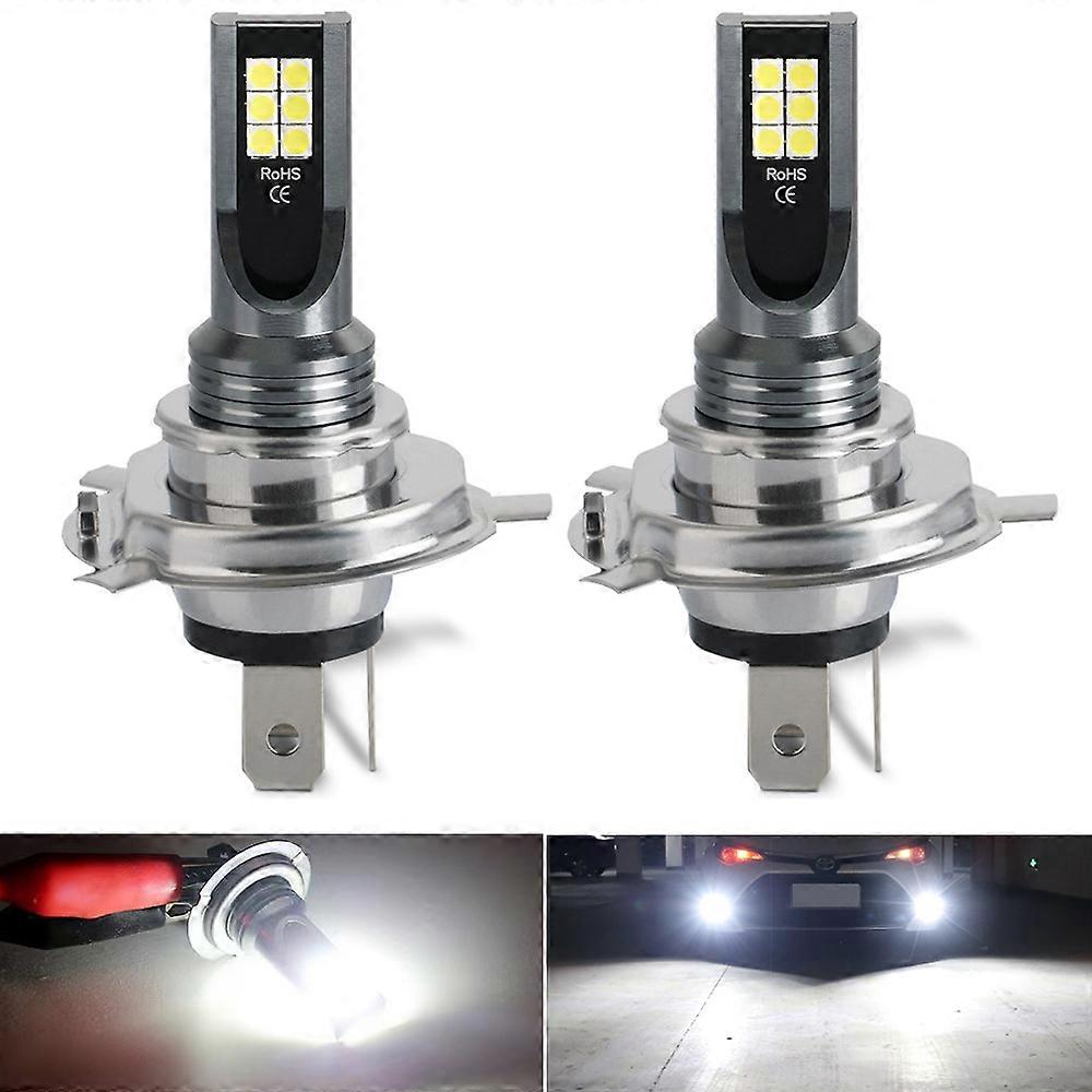 2Pcs Super Bright H4 H7 LED Headlight H11 H8 H1 H3 Car Fog Light LED Bulbs 9005 HB3 9006 HB4 Auto Driving Running Lamp 12V 6000K