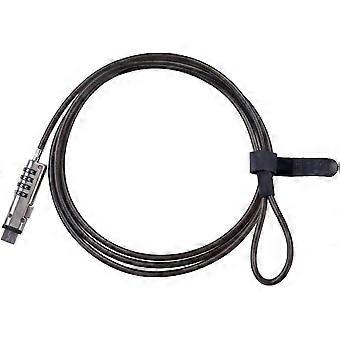 Cabo de segurança USB universal de 4 dígitos para cadeado de bicicleta para computadores