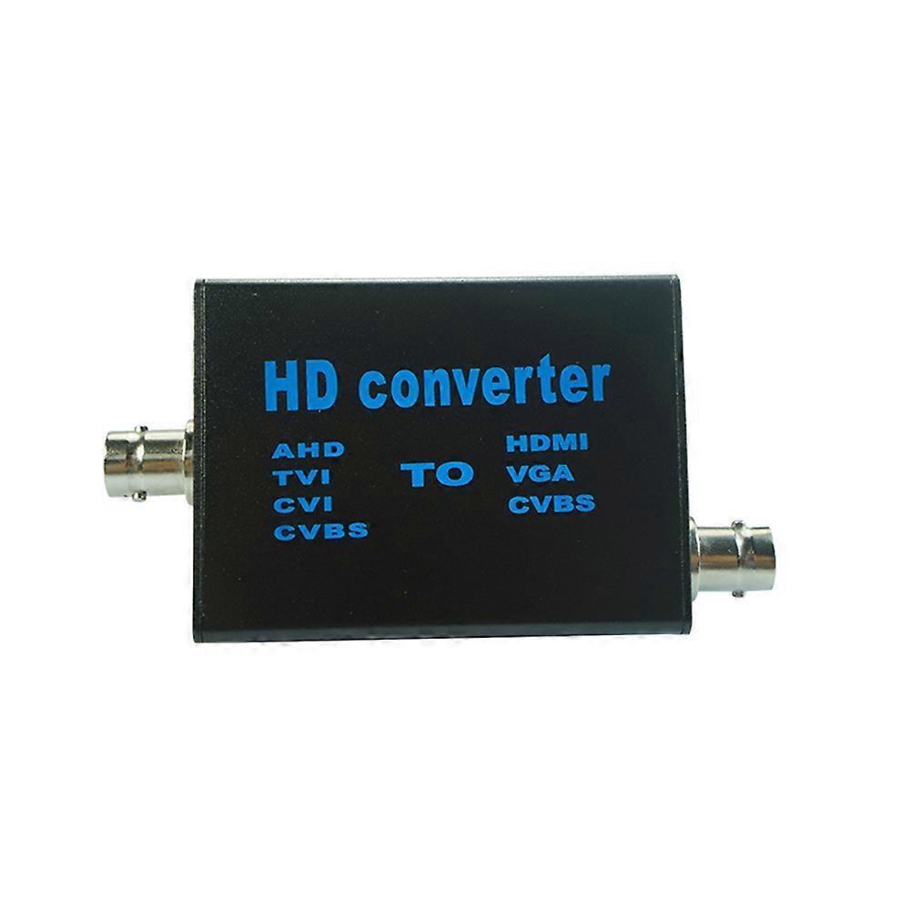 4-in-1 Videokonverter AHD/TVI/CVI/CVBS Signal zu HD/VGA/CVBS Singal Convertor High Definition Video Signal Converter