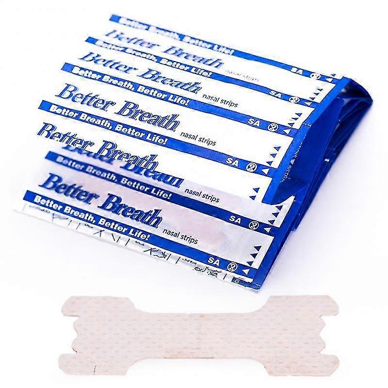 500-100pcs Nasal Strips Anti Snoring Improve Breath Stickers Nose Ventilation Pads Stop Snoring Relieve Stress Health Care Strips