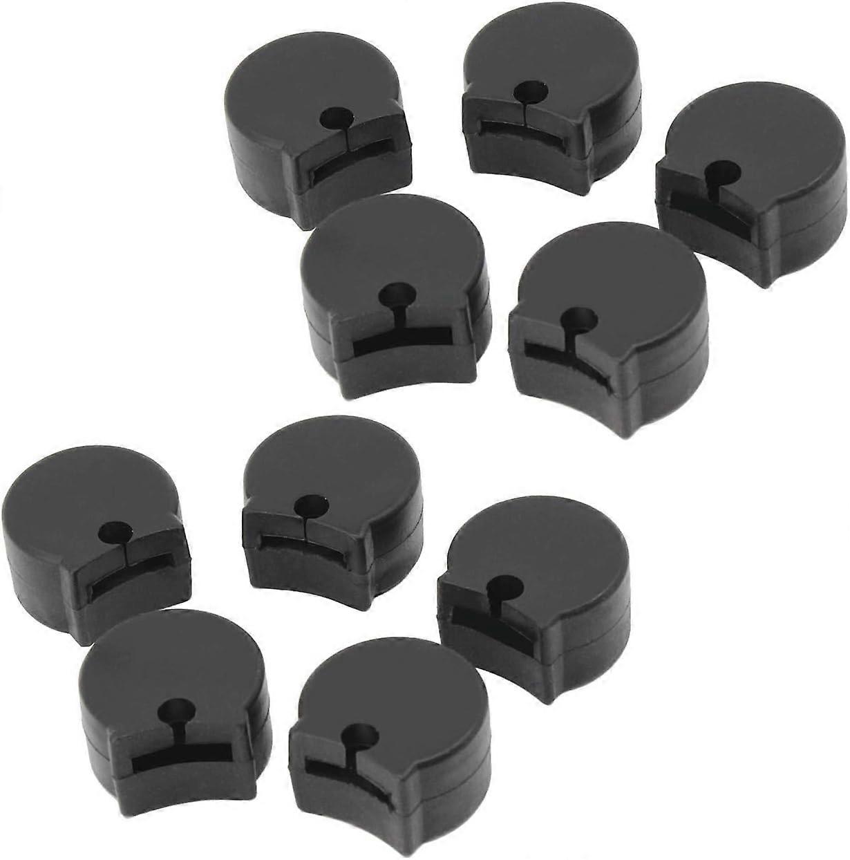 10 x Black Rubber Clarinet Thumb Rest Clarinet Thumb Rest Cushion Protector for Most Clarinets