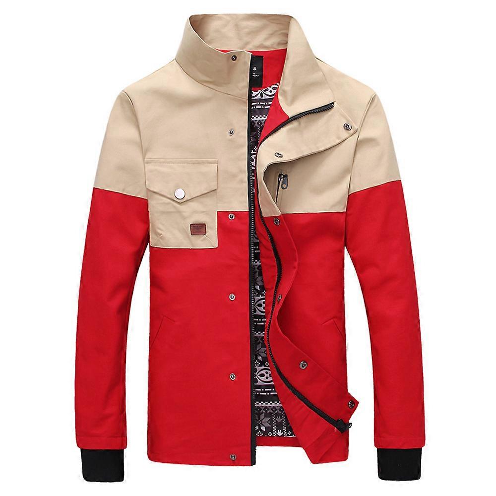 Slim Man Jacket Coat Motley Pocket Business