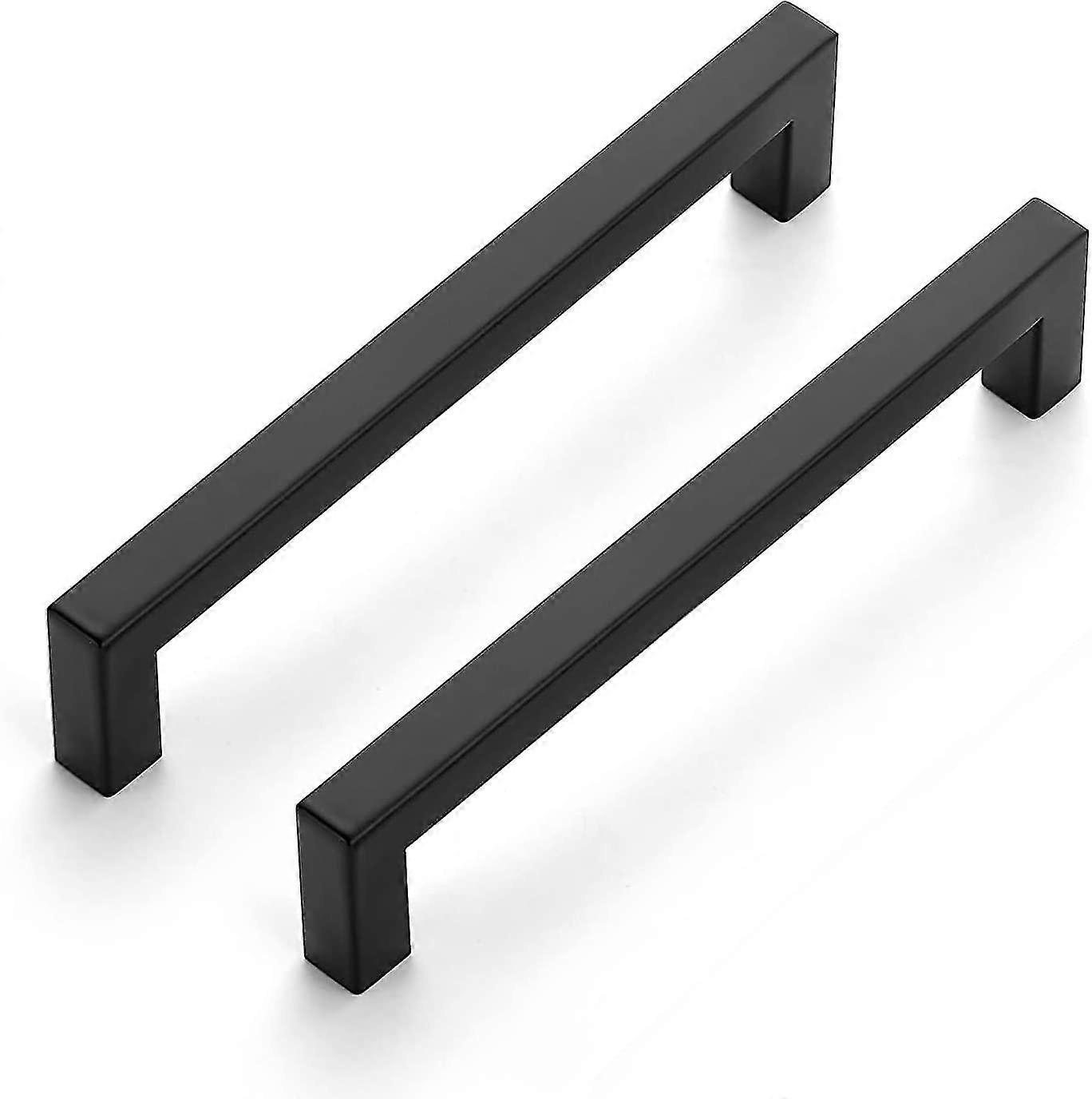 10 حزمة أسود مقابض خزانة المطبخ 160 مم مقابض أبواب خزانة المطبخ