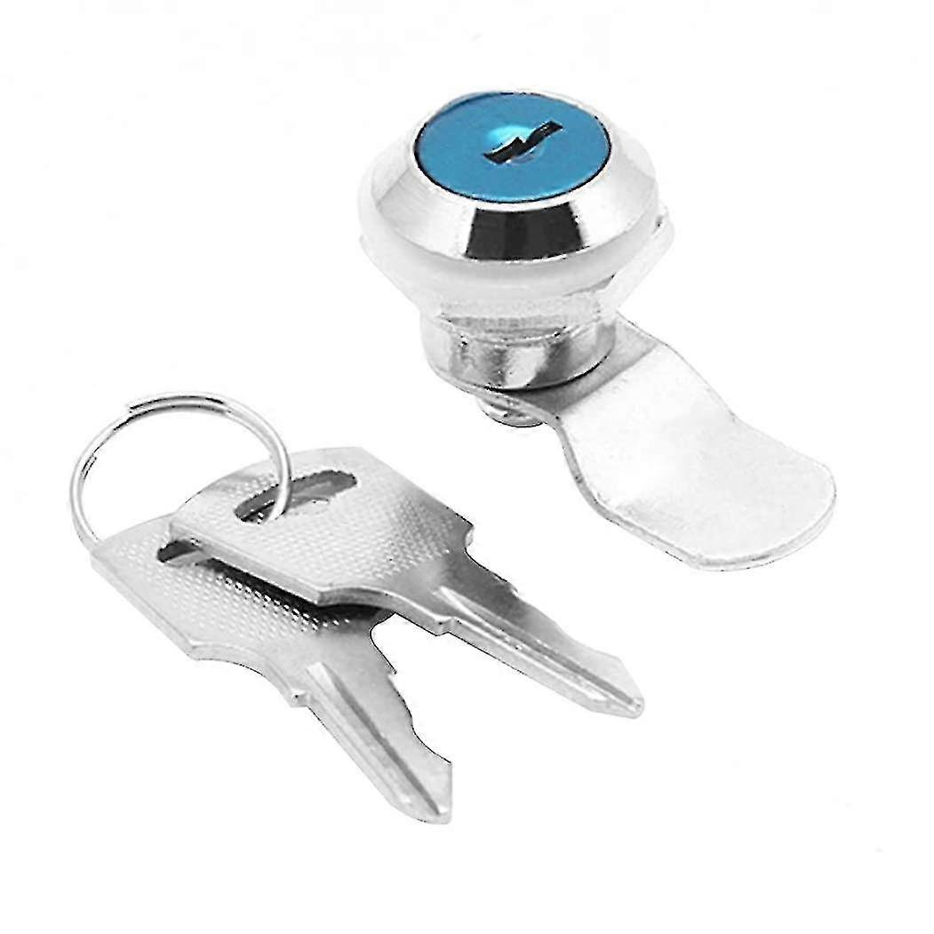 2pcs Ms403 Mailbox Metal Cabinet Door Replacements Single Point With 2 Keys