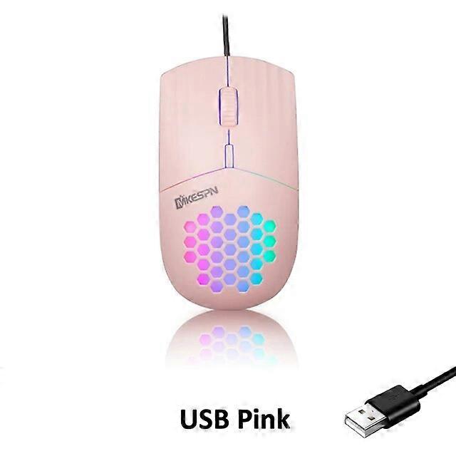 1600 DPI RGB Backlit Honeycomb Shell Mouse Wired RGB Gaming Mouse USB Type C Mice For Computer iPad Tablet Macbook Air Laptop PC Mice & Trackballs