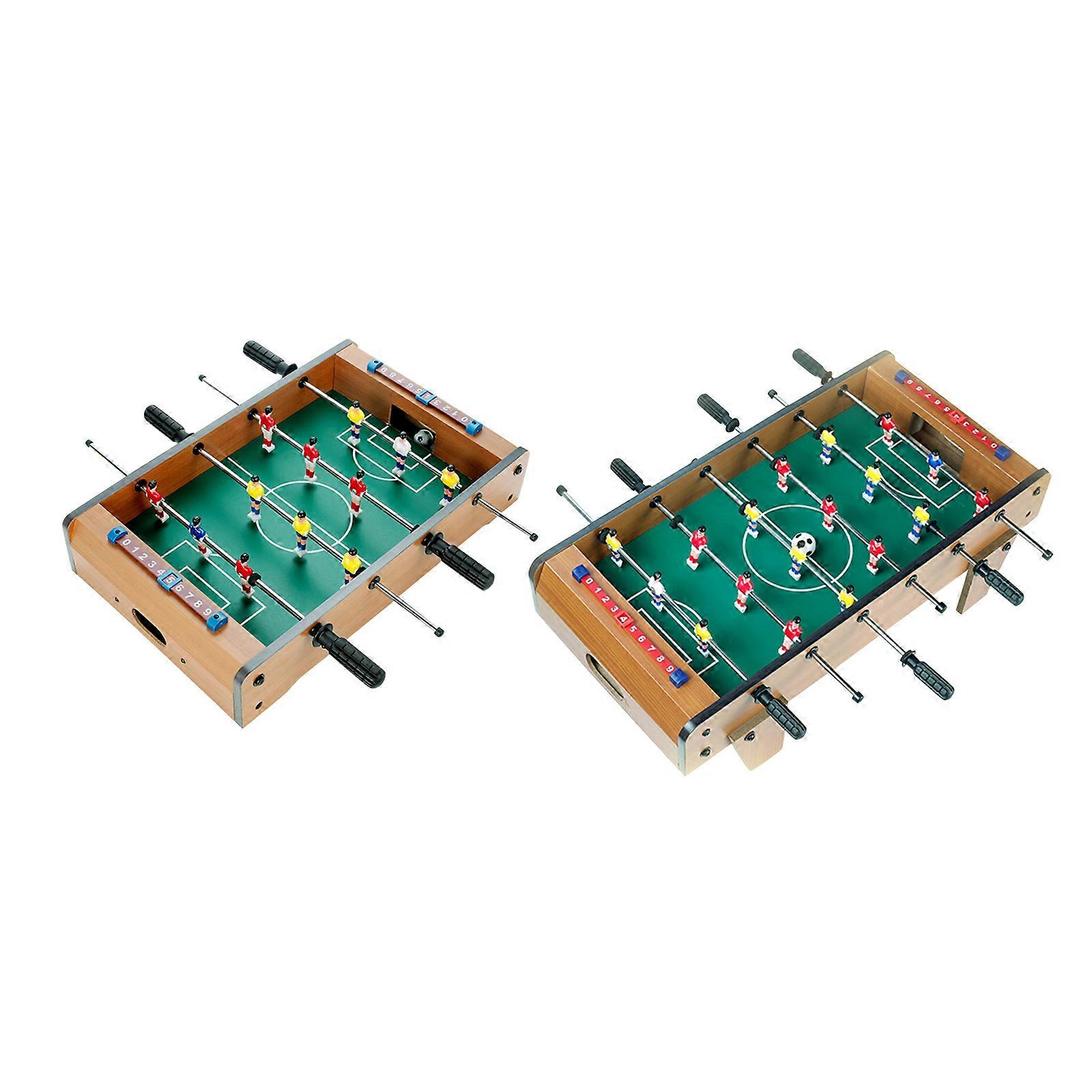 Mini Tabletop Soccer Table with 2 Balls, Score Keepers, Portable Football Table Brand New