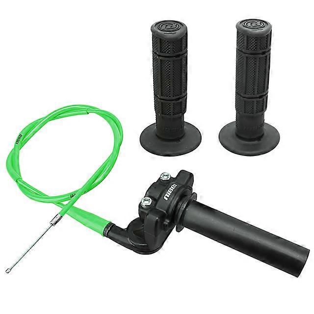 Twists Throttle Grip Dirt Bike Grips with Throttle Cable Handlebar 22mm Grip Assembly Motorcycle Accessories for Motocross