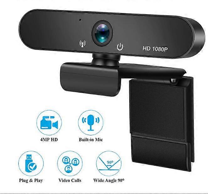Computer Camera For Live Broadcast Compatible With Usb 2.0 High Precision Auto Focus Full 1080p Webcam Web Camera