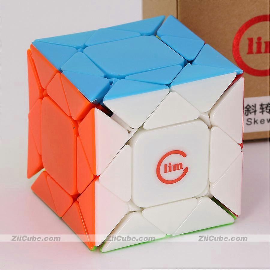 fs limCube Lim Magic Cube FangShi Fission Skewb Oblique Polymorphism Logic Twist Puzzle Cubes Cubo Magico Strange Shape Puzzles