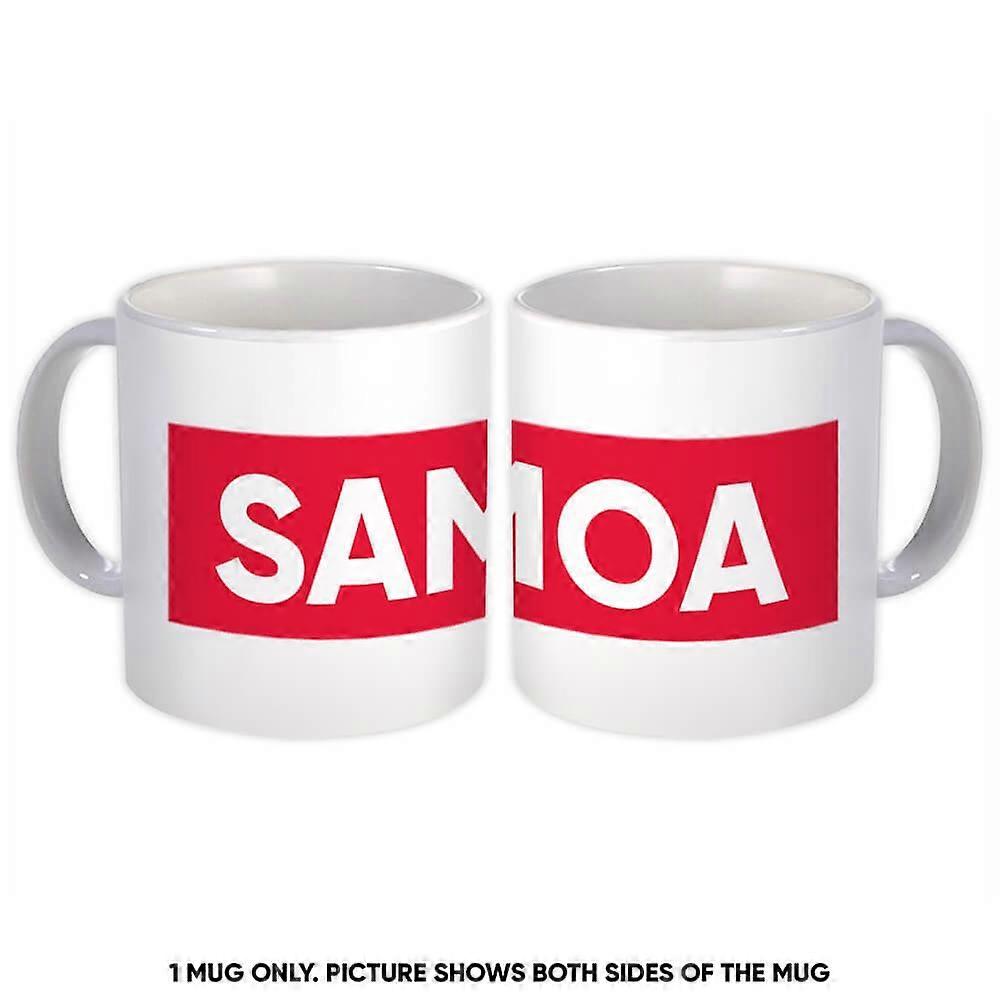 Gåva mugg: Samoa Samoan