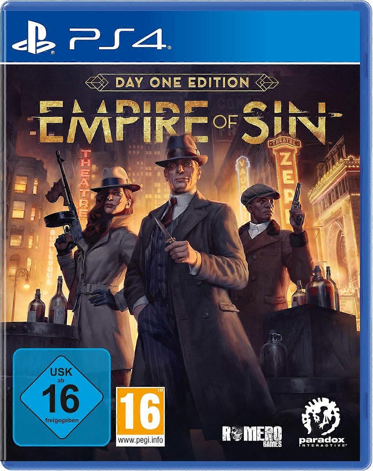 Empire of Sin - Day One Edition PS4 Game (German Box - Multi Language in Game)
