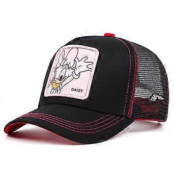 Cartoon geborduurde Mickey Mouse baseball cap outdoor mesh duckbill cap zomer zonnescherm ademende hoed Daisy