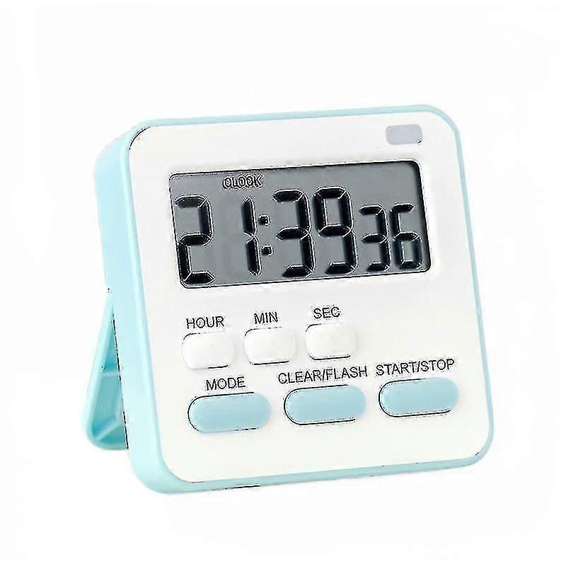 Kitchen Timer Egg Timer With Clock Digital Timer Stopwatch With Lcd Loud Alarm