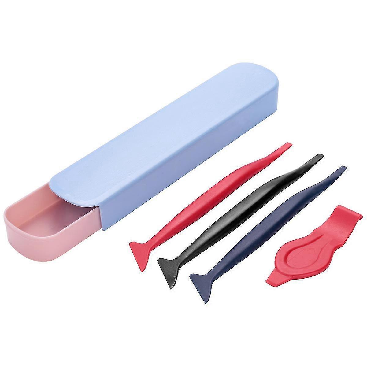 Vehicle Vinyl Application Tool Kit Edged Fold Squeegee Flexible -squeegee Curved Slot Tool Set Diff