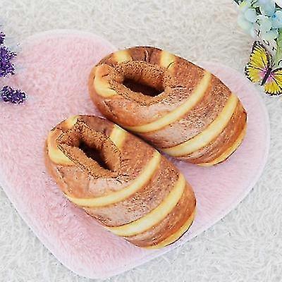 Simulation Plush Toy Bread Slippers Personalized Creative Home Slippers/one Size 36-40#2