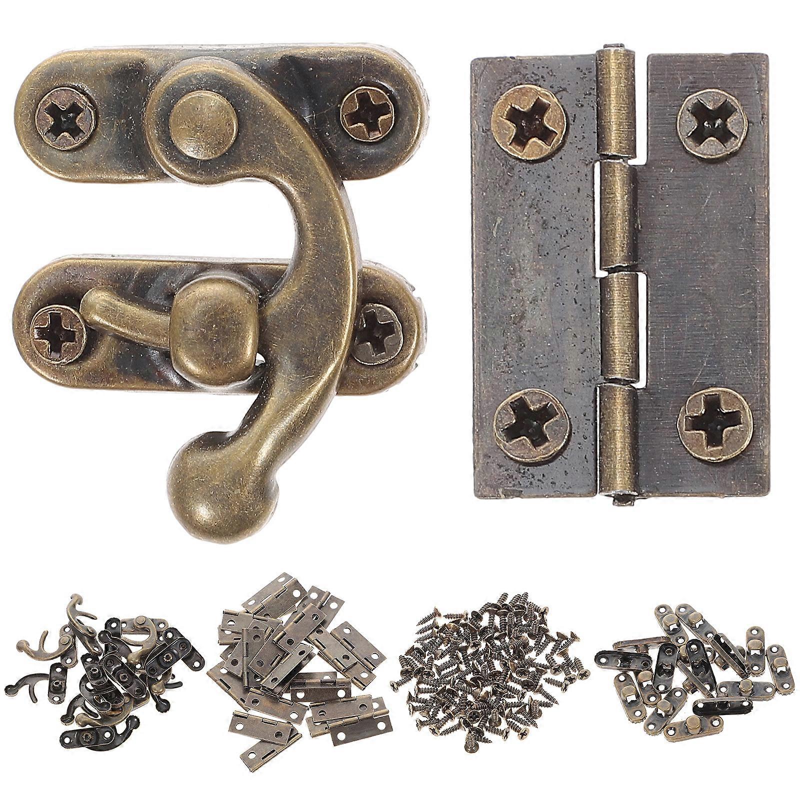 Salice Cabinet Hinges Tiny Hinges Retro Drawer Cabinet Hasp Small Box Hinges Small Hinges Jewelry Case Hasp