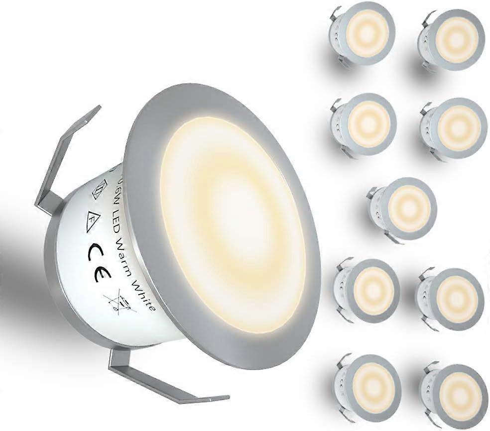 Pack of 10 Waterproof IP67 LED Inground Lights for Garden and Patio - Enhance Your Outdoor Space with Energy-Efficient, Long-Lasting Illumination