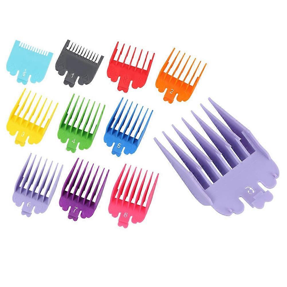 10-50Pcs Hair Clipper Limit Comb Guide Limit Comb Trimmer Guards Attachment 1.5-25mm Universal Pro Hair Trimmers Colorful