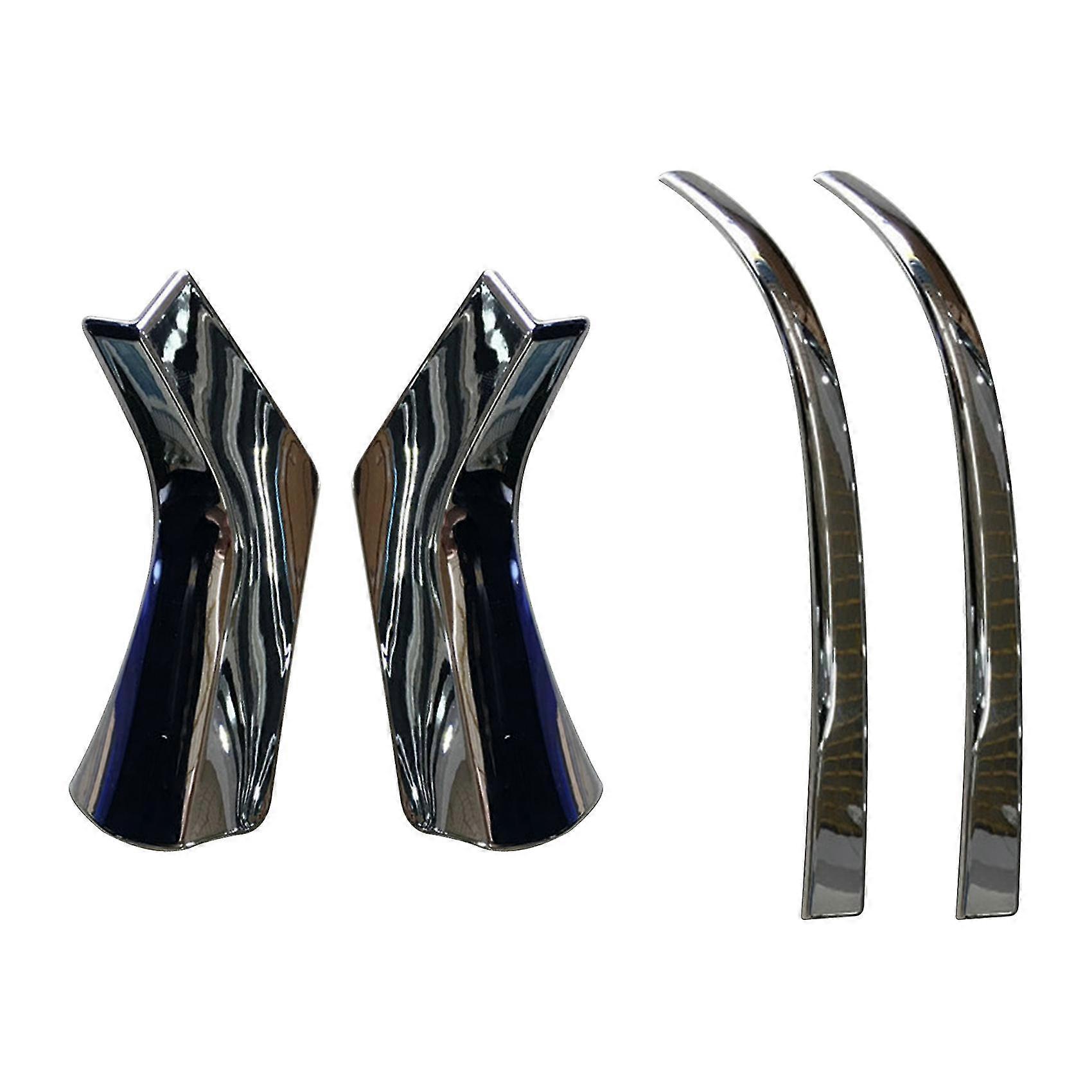 Car Rear View Mirror Trim Sequins Rear View Mirror Decoration Strips Cover For Alphard Vellfire 30 2