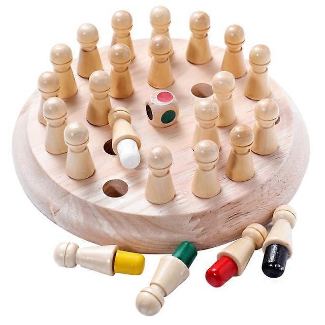 Wooden Memory Match Stick Chess Board