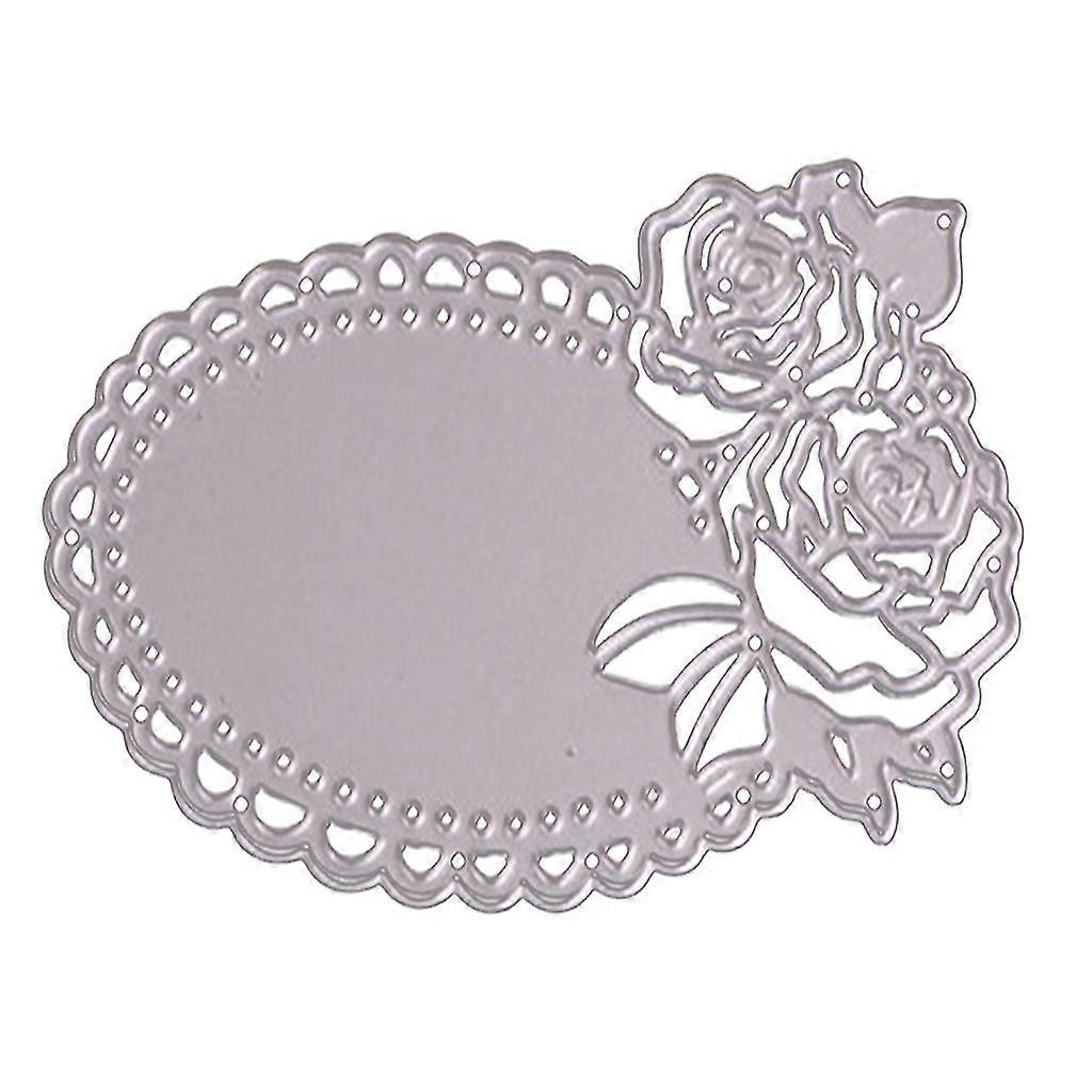 جولة روز قطع المعادن يموت الاستنسل دي سكرابوكينغ النقش ورقة بطاقة