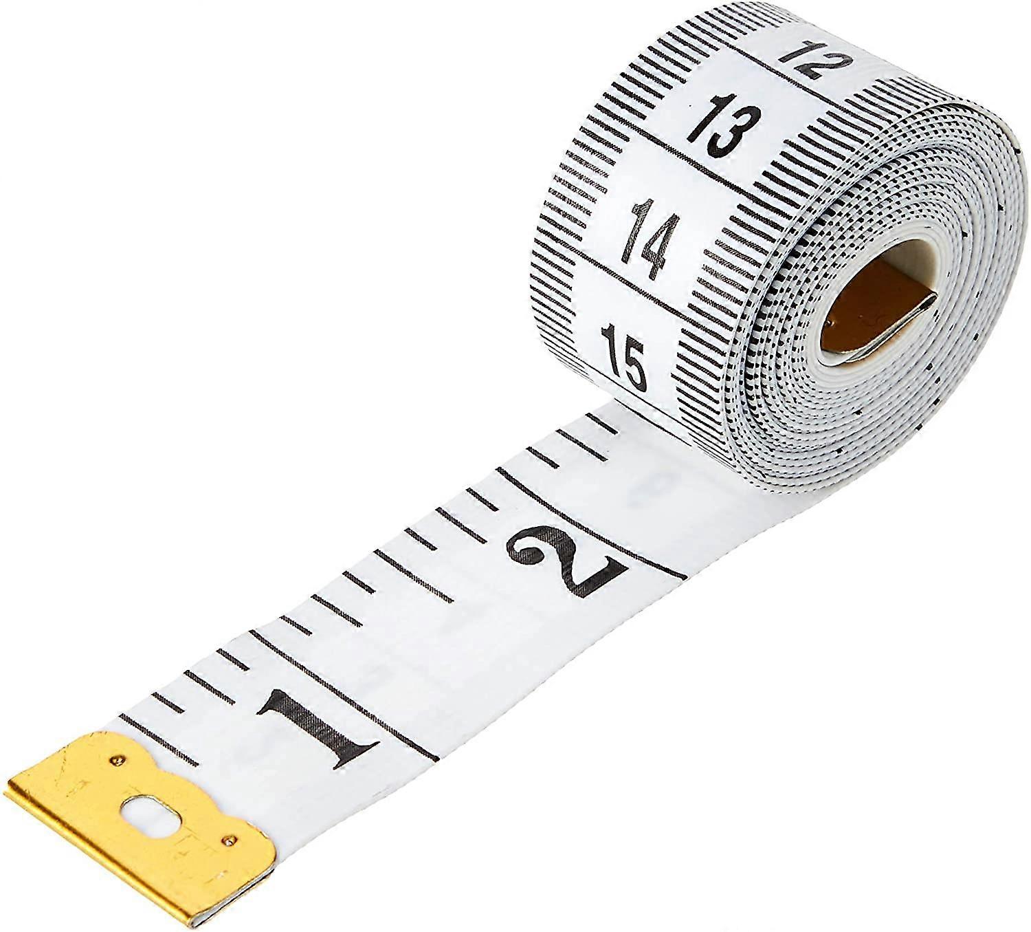 Dual Sided Durable Measuring Tape for Body and waist Measure includes free BMI weight control app and eBook, Clothes Fabric