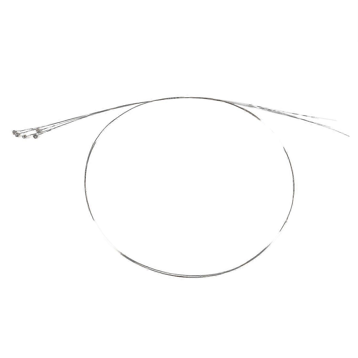 5 Pcs Silver Tone Steel Strings E-1 For Acoustic Guitar