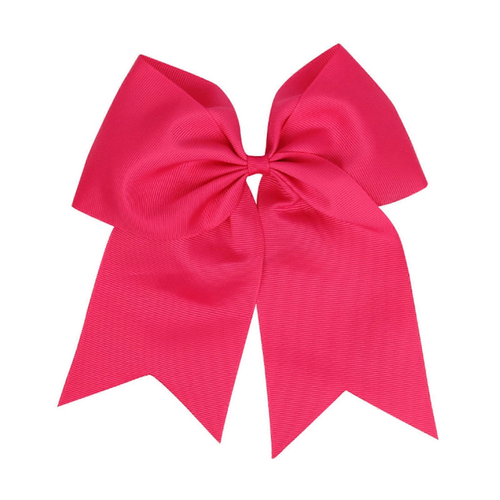 Ornamento de corda de cabelo Retro Headband Poliéster Forte Elástico Threaded Webbing Grande Arco 4Pcs