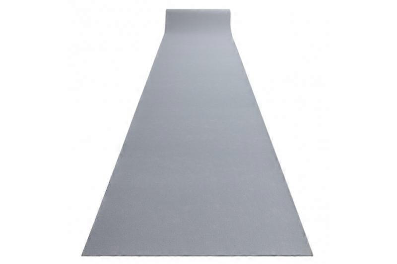 Runner anti-slip RUMBA single colour gum grey 80 cm