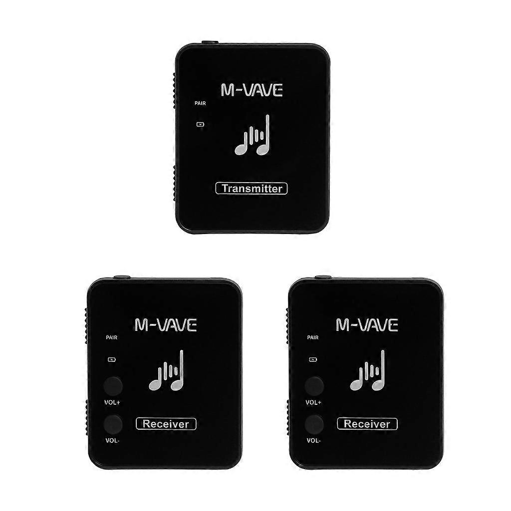 Portable Wireless Earphone Monitor - Collar-clip Microphone Function