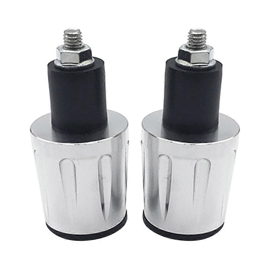 Univesal Motorcycle Handlebars Grips Ends Plug Caps Handle Bar Ends 7/8" 22mm