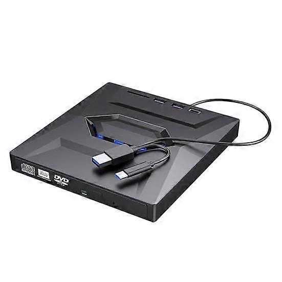 Laptop External DVD Drive Portable High Speed Read Write Type-C USB 3.0 DVD RW VCD Compact Disc Burner Writer Player Computer Accessories