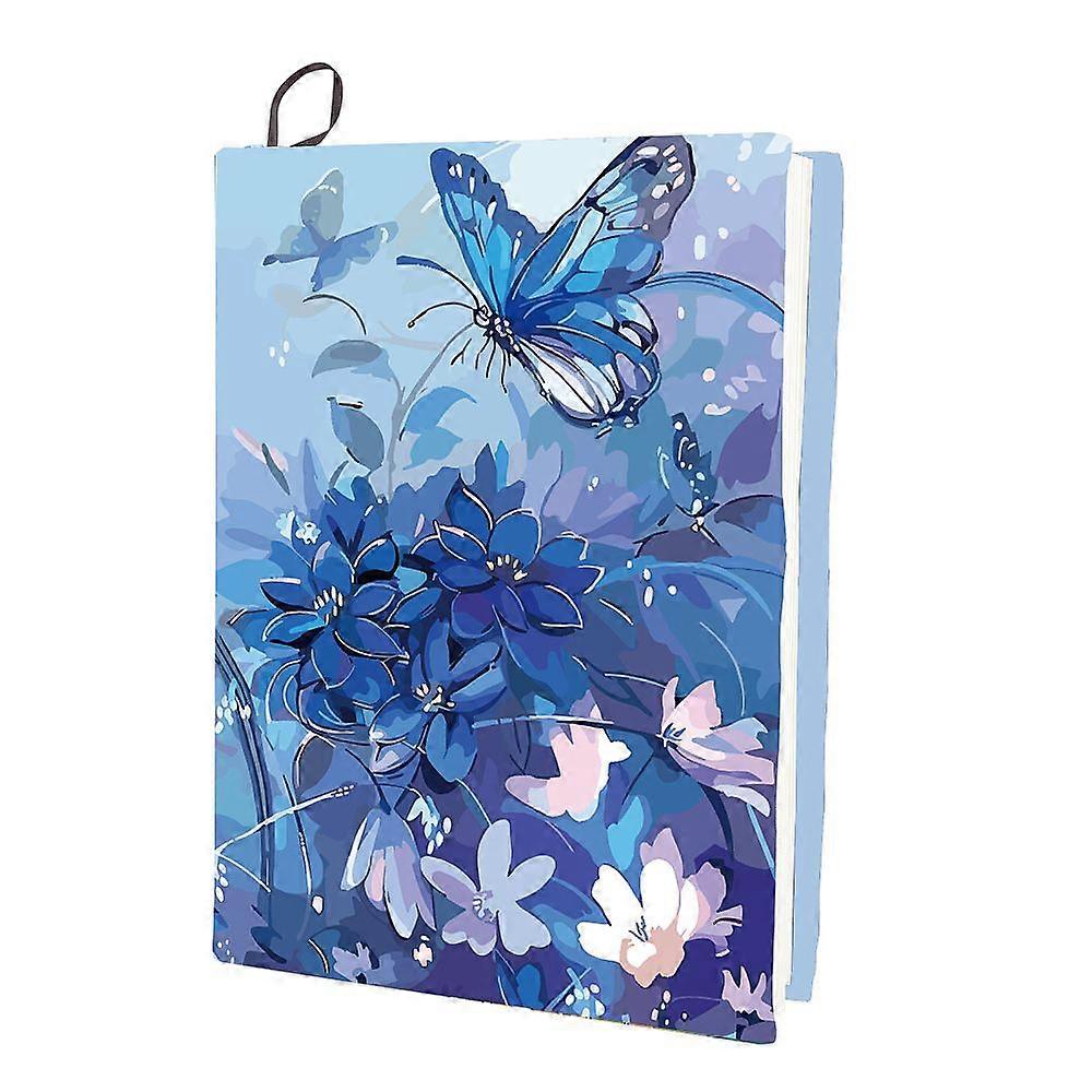 Polyester Book Covers Elastic Notebook Wraps Rectangle Butterfly 400x250mm
