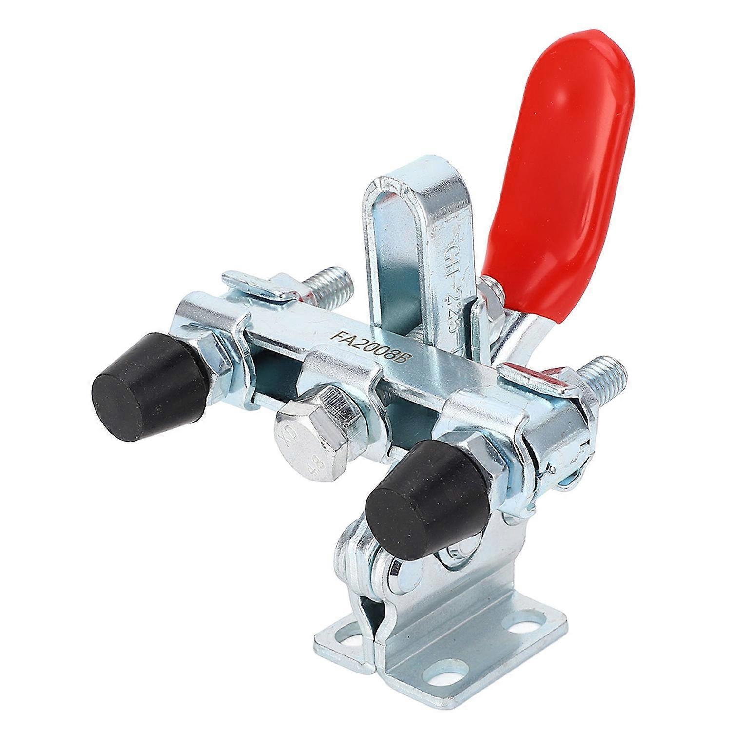 Quick Release Horizontal Clamp High Carbon Steel Dual Heads Hold Down Toggle Clamp 