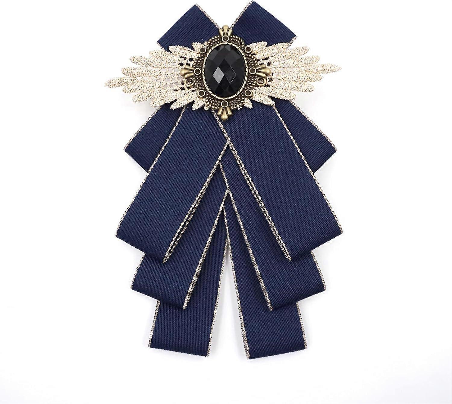 Fashion Brooch, Self-Tie Design, Elegant Collar Accessory