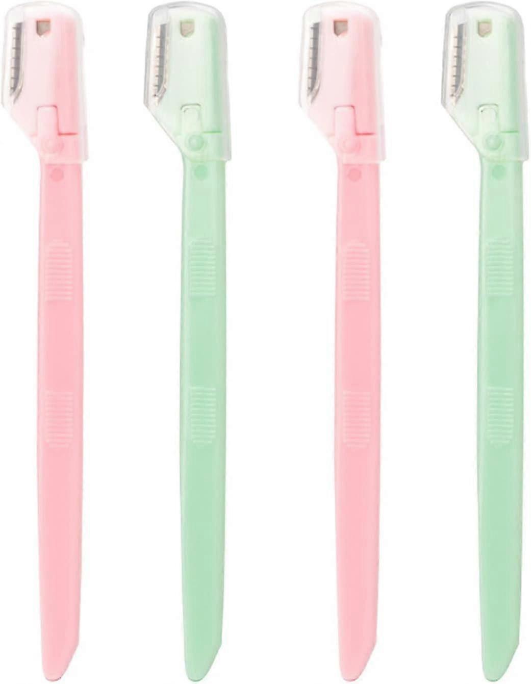 Eyebrow Razor, 4PCS Small Eyebrow Shaver Multipurpose Exfoliating Dermaplaning Tool