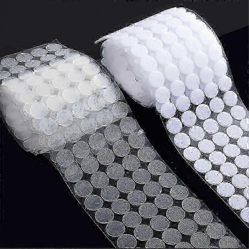 500 Pieces of Self-Adhesive Hook and Loop Dots for Home, Office, and Classrooms
