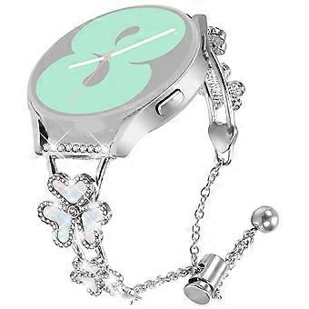 Type A Bracelet Métallique Pour Samsung Galaxy Watch 42mm Heart Clover Decor Bracelet de montre