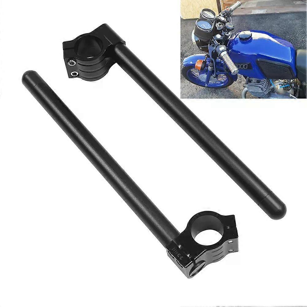 Motorcycle Universal Cafe Racer 7/8" 22MM Clip On Adjustable Handlebar Fork Clamp 31/32/33/35/36/37/39/41/43/45/48/50/51MM
