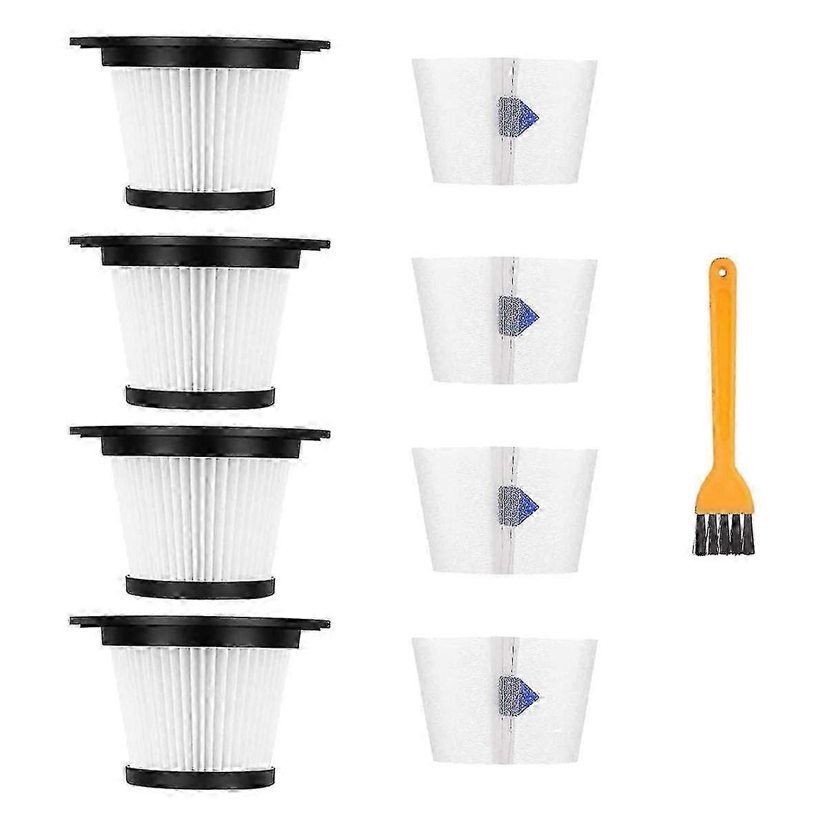 4 Packs Of Replaceable Hepa Filters, For Moosoo K17 Cordless Vacuum