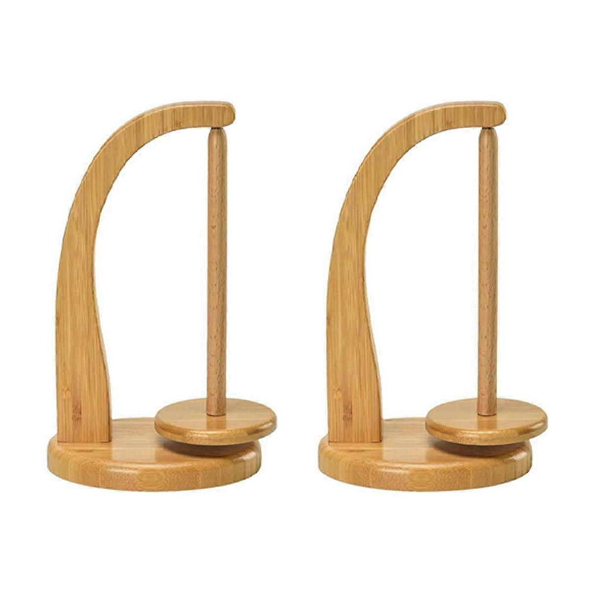 2pcs Round Wooden Yarn Winder High Performance Handcrafted Yarn Tool