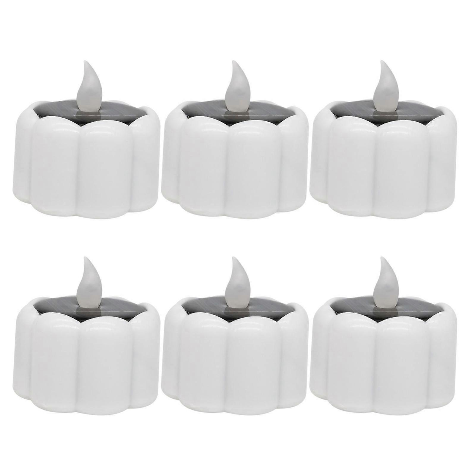 6pc Halloween Lantern Outdoor Decoration LED Candle Light
