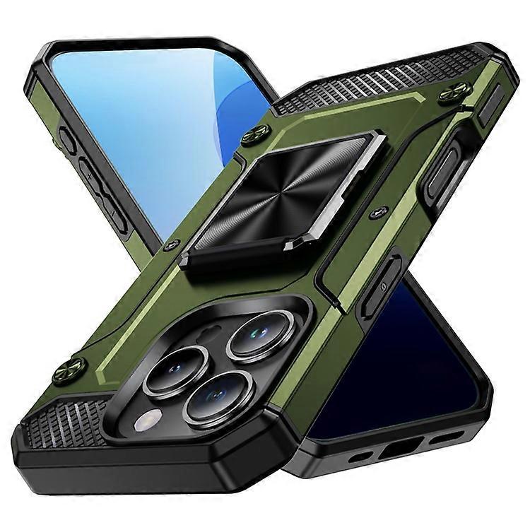 Compatible For iPhone 16 Pro Max Case Military Grade Anti-Drop TPU+PC Phone Shell