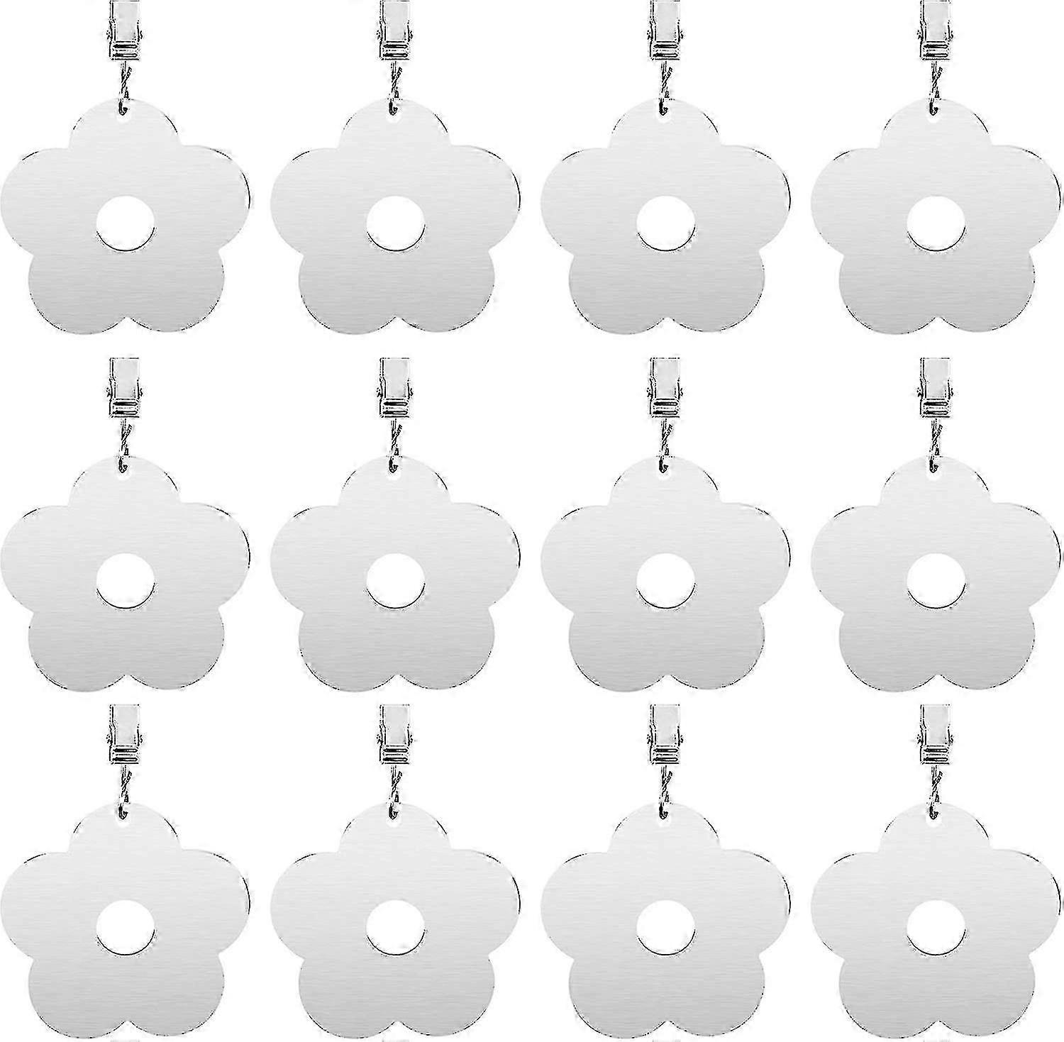 12 Pcs Extra Heavy Tablecloth Weights for Garden Outdoor Use