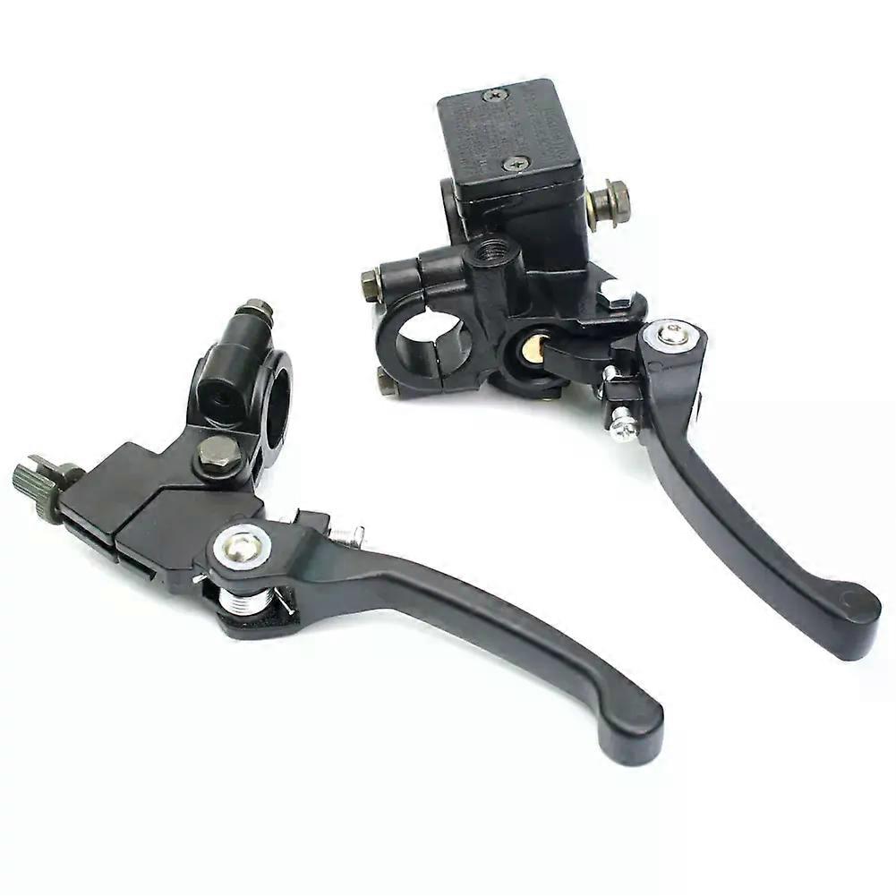 22mm Folding Handle Brake Pump Hydraulic Pump Clutch Lever compatible for 50cc - 250cc CRF KLX TTR Apollo 125 ATV Dirt Pit Bike Motocross DDRR