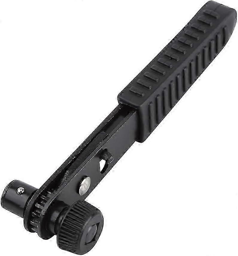 1/4" Iron Ratchet Wrench Screwdriver Bits Quick Socket Tool, Black