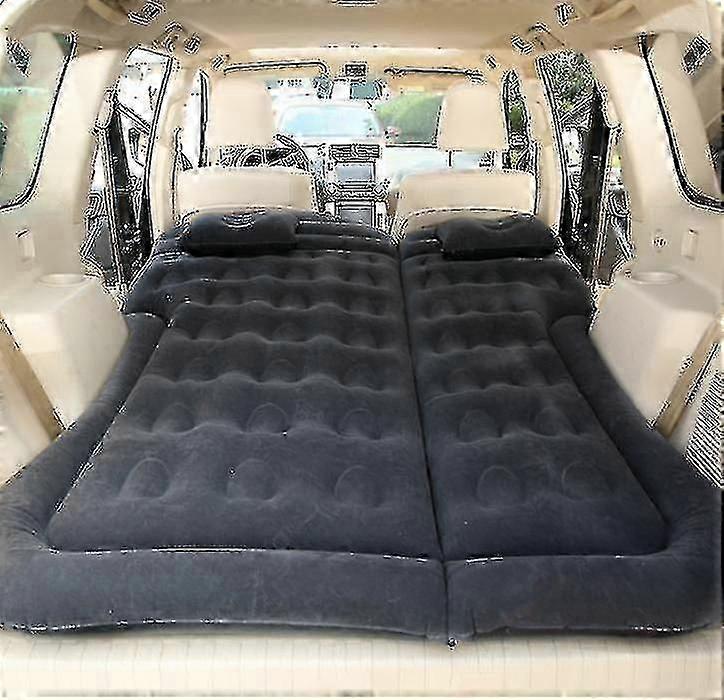 bil oppblåsbar seng, sovepute (svart)