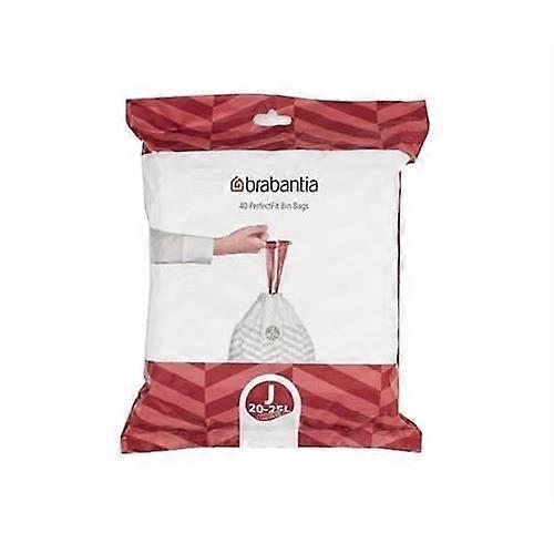 Müllsäcke - Brabantia - PerfectFit 115608 - Code J - 20-25 L - Weiß